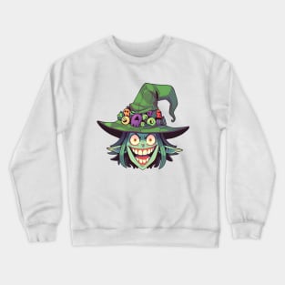 Witch Halloween Tee Crewneck Sweatshirt